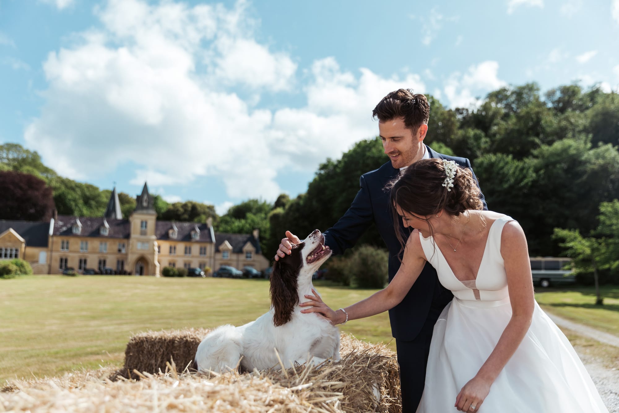 Katie & Matt at Place House, St Mawes, Cornwall — documentary wedding photograph, frame 440