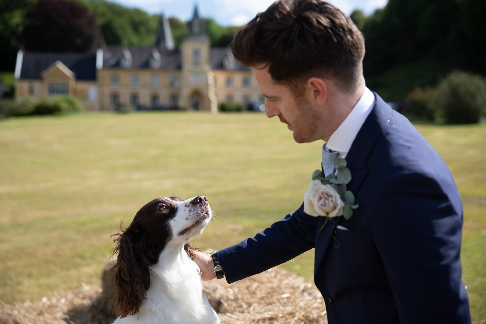 Katie & Matt at Place House, St Mawes, Cornwall — documentary wedding photograph, frame 444