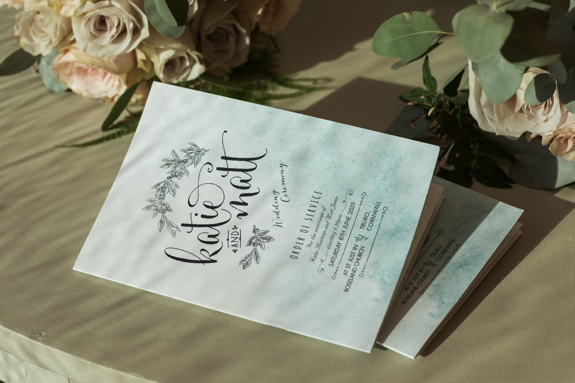Katie & Matt at Place House, St Mawes, Cornwall — documentary wedding photograph, frame 570